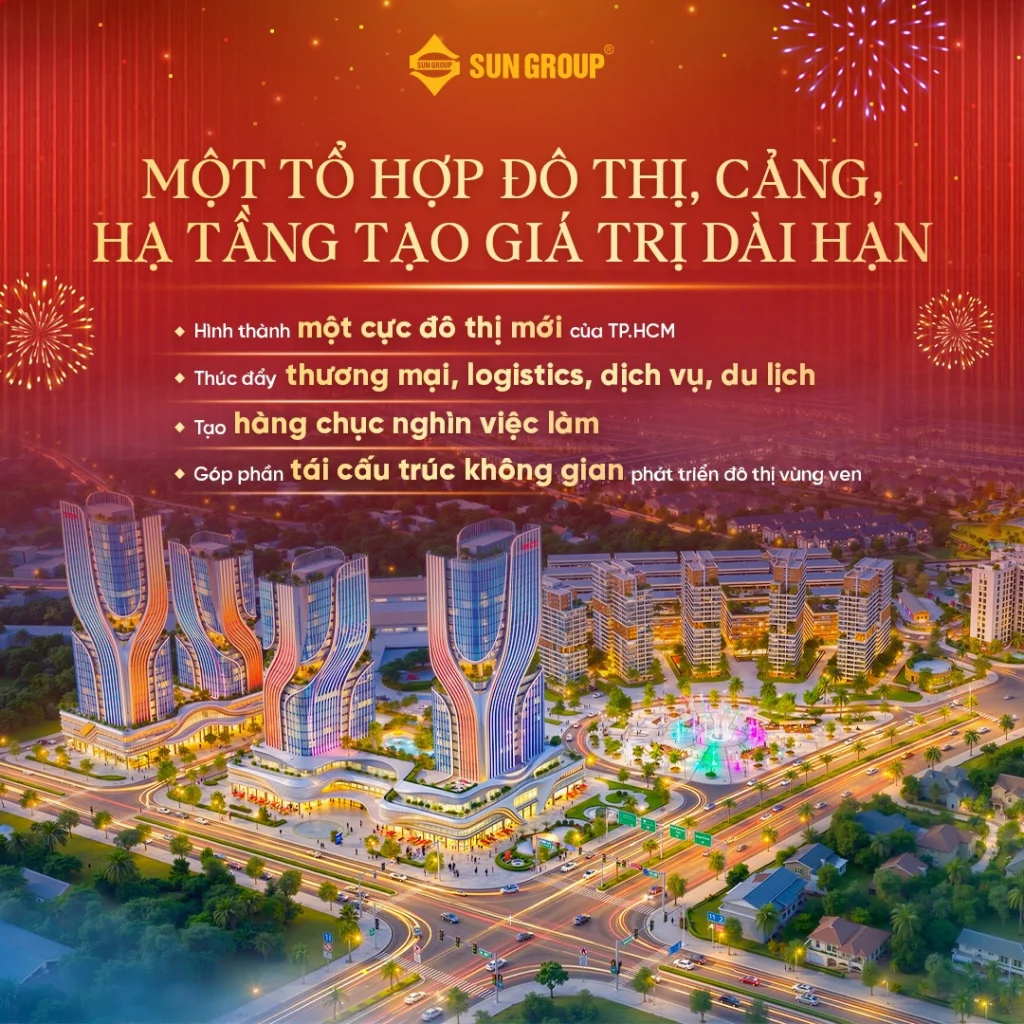 Dự án được kỳ vòng trở thành một cực đô thị mới của TP HCM