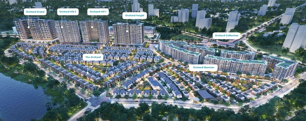 Orchard Collection là phân khu cuối cùng thuộc siêu dự án Sycamore