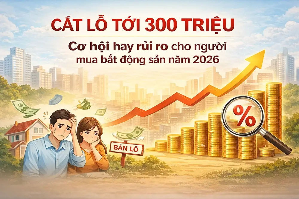 Cắt lỗ tới 300 triệu/căn, cơ hội hay rủi ro cho người mua bất động sản năm 2026?