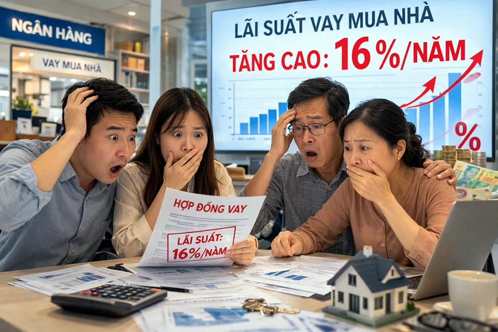 Lãi suất vọt lên 16%/năm: Tại sao giá nhà vẫn \"cứng đầu\" không chịu giảm?