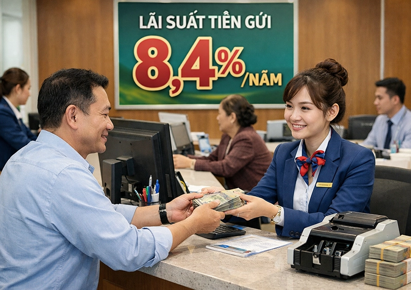 Lãi suất tiền gửi tiếp tục tăng, có ngân hàng chạm 8,4%/năm, đây có phải xu hướng dài hạn?