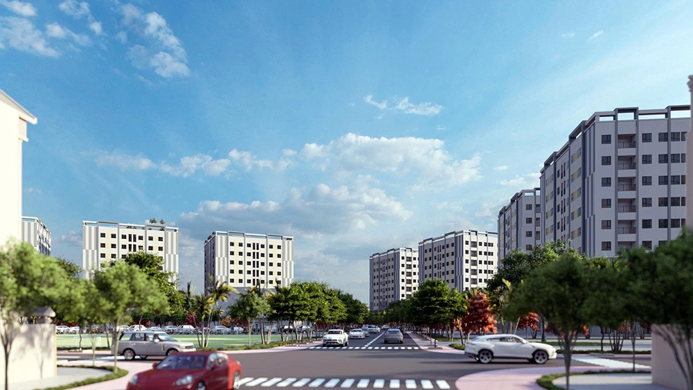 NOXH Kim Hoa hứa hẹn trở thành lựa chọn lý tưởng cho các gia đình trẻ và lao động tại các khu công nghiệp lân cận