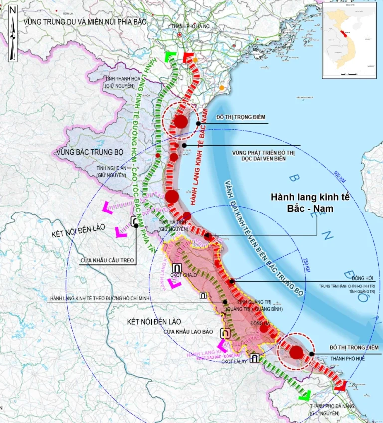 Điều chỉnh quy hoạch tỉnh Quảng Trị (sau sáp nhập) đến năm 2030