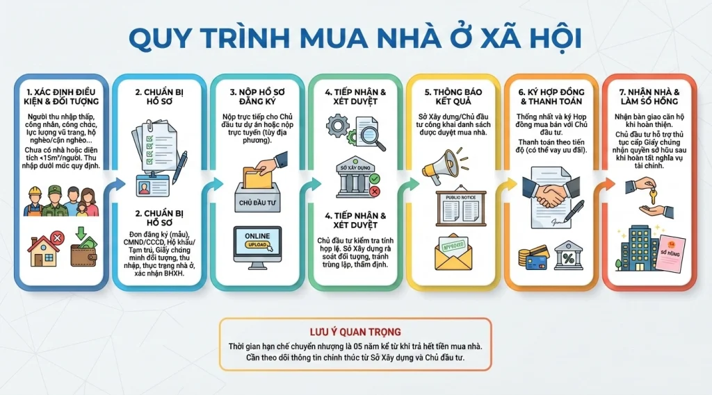 Quy trình mua Nhà ở xã hội