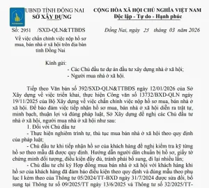 Đồng Nai cảnh báo không mua Nhà Ở Xã Hội qua “Cò Mồi” và “Suất Ngoại Giao”