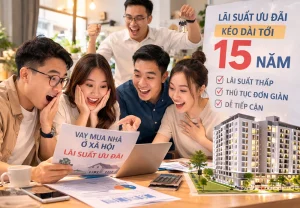 Người dưới 35 tuổi sẽ cơ hội ưu đãi vay khi mua Nhà Ở Xã Hội lên tới 15 năm