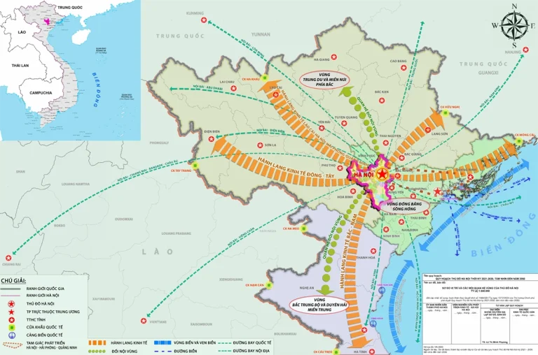 Quy hoạch Thành phố Hà Nội thời kỳ 2021-2030, tầm nhìn đến năm 2050