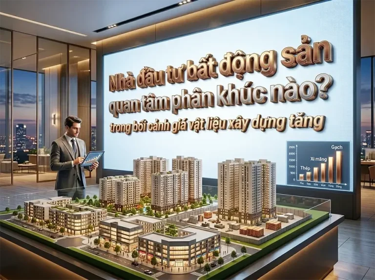 Nhà đầu tư BDS quan tâm phân khúc nào trong bối cảnh giá vật liệu xây dựng tăng?