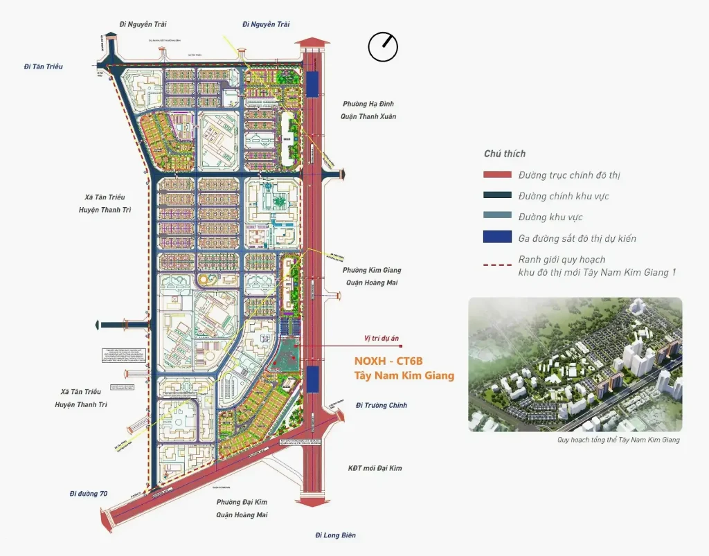 Vị trí xây dựng chung cư NOXH CT6B