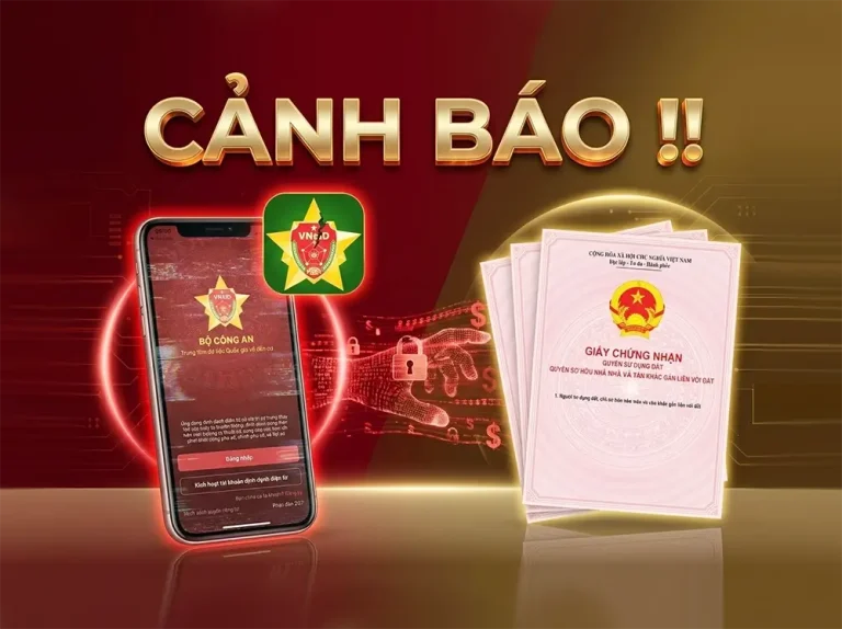 Công An cảnh báo lừa đảo qua việc tích hợp "sổ đỏ" vào VNeID giả