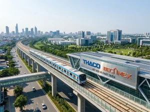 Becamex - Thaco đề xuất làm hai tuyến metro trên cao kết nối TP HCM - Bình Dương cũ