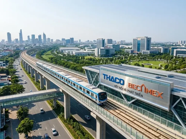 Becamex - Thaco đề xuất làm hai tuyến metro trên cao kết nối TP HCM - Bình Dương cũ