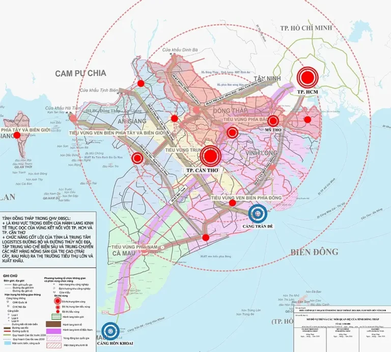 Điều chỉnh quy hoạch tỉnh Đồng Tháp (sau sáp nhập) đến năm 2030