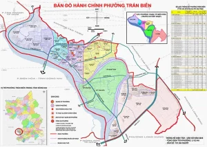 Bản đồ hành chính phường Trấn Biên, TP Đồng Nai