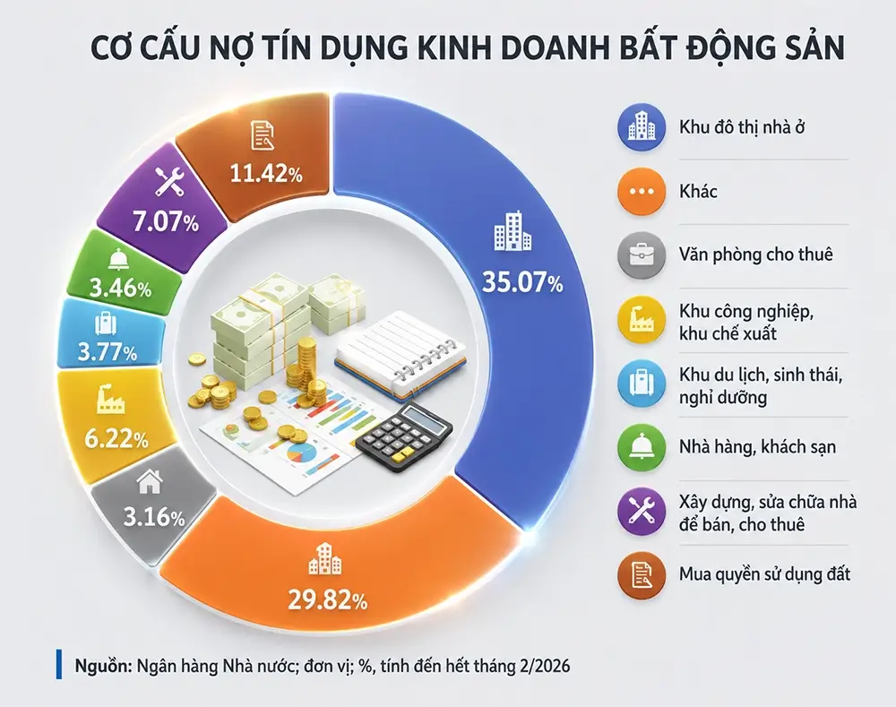 Áp lực tái cấu trúc vốn từ Ngân hàng đến doanh nghiệp Bất động sản