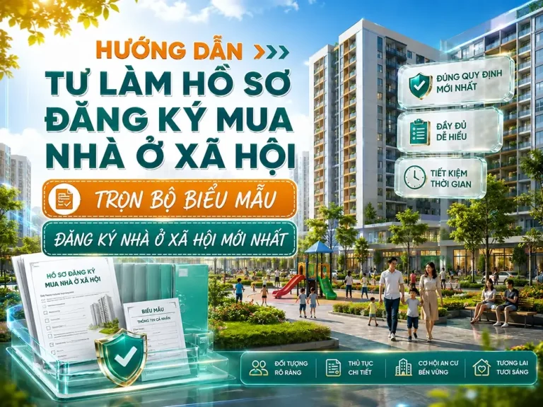 Hướng dẫn tự làm hồ sơ đăng ký mua Nhà ở xã hội chi tiết