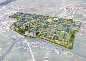 Khu công nghiệp Thắng Lợi, phường Trường Thi và xã Liên Minh, tỉnh Ninh Bình