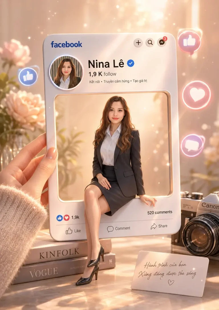 Cách tạo ảnh hồ sơ Facebook 3D phong cách influencer bằng ChatGPT