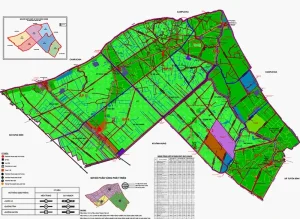 Bản đồ quy hoạch xã Khánh Hưng, tỉnh Tây Ninh