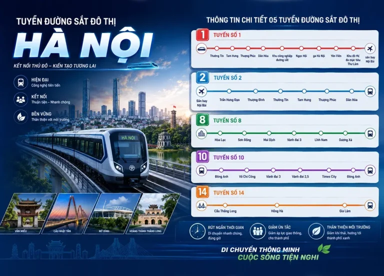 TP Hà Nội khởi công 05 tuyến đường sắt đô thị (metro số 1,2,8,10,14)