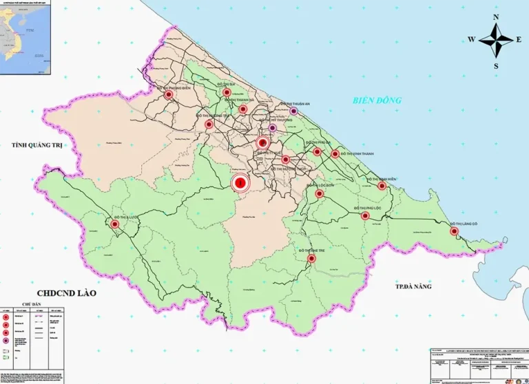 Phương án phát triển hệ thống đô thị thành phố Huế đến năm 2030