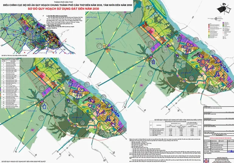 Hồ sơ điều chỉnh Quy hoạch chung thành phố Cần Thơ đến năm 2030