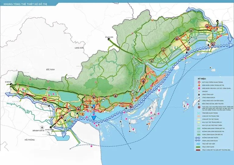 Quy hoạch chung đô thị Quảng Ninh đến năm 2050, tầm nhìn đến năm 2075