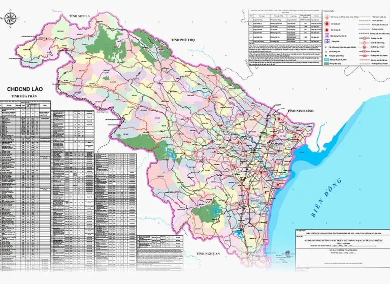 Phương án phát triển mạng lưới giao thông đường bộ tỉnh Thanh Hóa