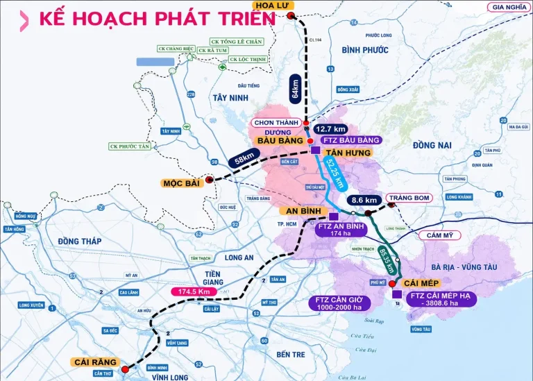 Tuyến đường sắt Chơn Thành – Bàu Bàng – An Bình – Cái Mép