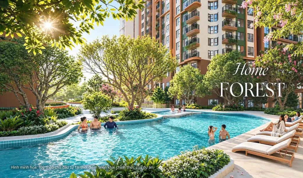 Hệ tiện ích nội khu phong phú (hướng đến hơn 100 tiện ích theo định hướng biophilic)