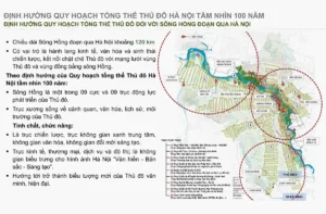 Tài liệu quy hoạch phân khu Đô Thị Sông Hồng tỷ lệ 1/5000 đoạn từ cầu Hồng Hà đến cầu Mễ Sở
