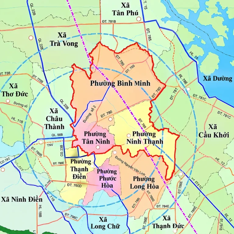 Quy hoạch chung đô thị Tân Ninh (Tây Ninh) đến năm 2050